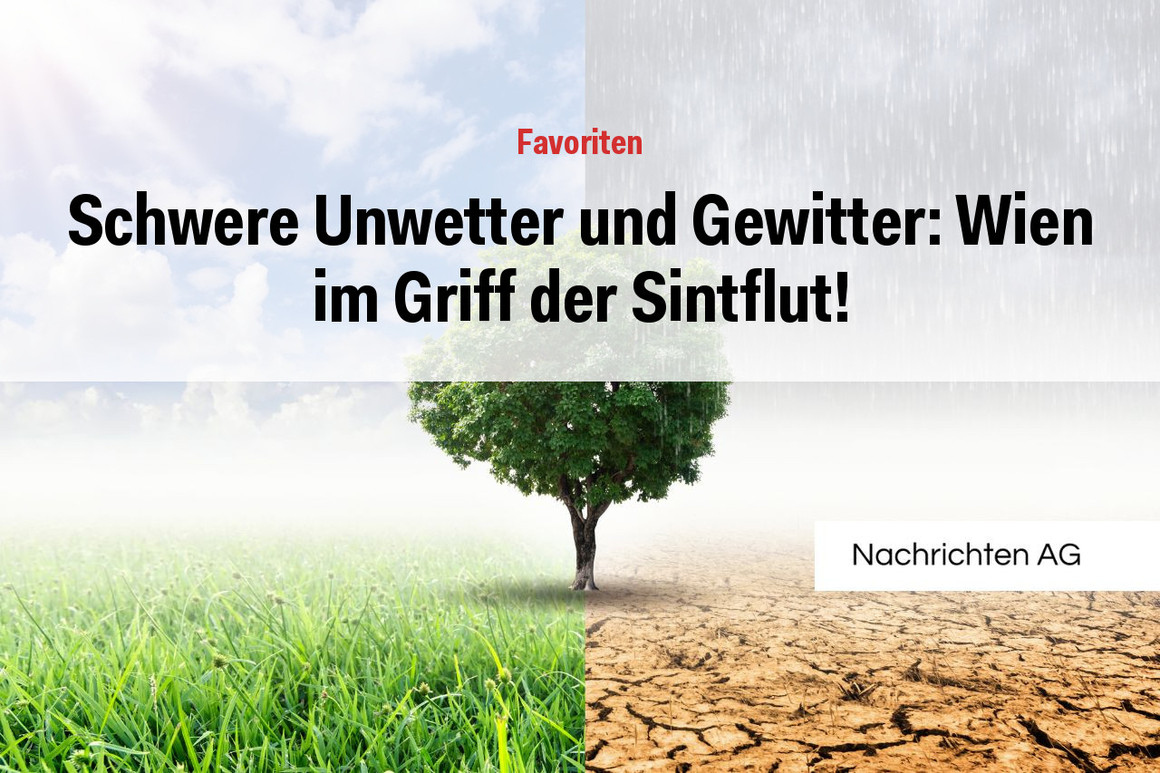 Schwere Unwetter und Gewitter: Wien im Griff der Sintflut!