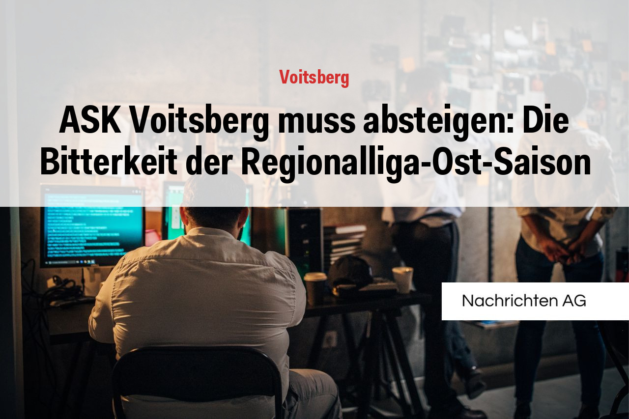 ASK Voitsberg muss absteigen: Die Bitterkeit der Regionalliga-Ost-Saison